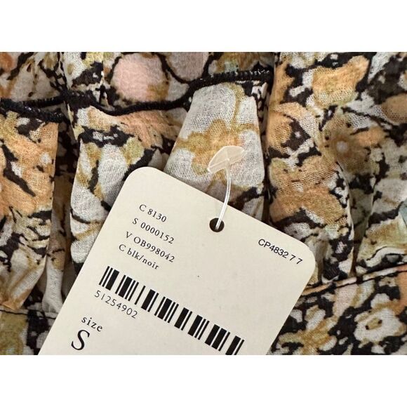 REVOLVE Free People Dress Feeling Groovy Floral Print Black Maxi Dress S • NEW - Picture 12 of 16